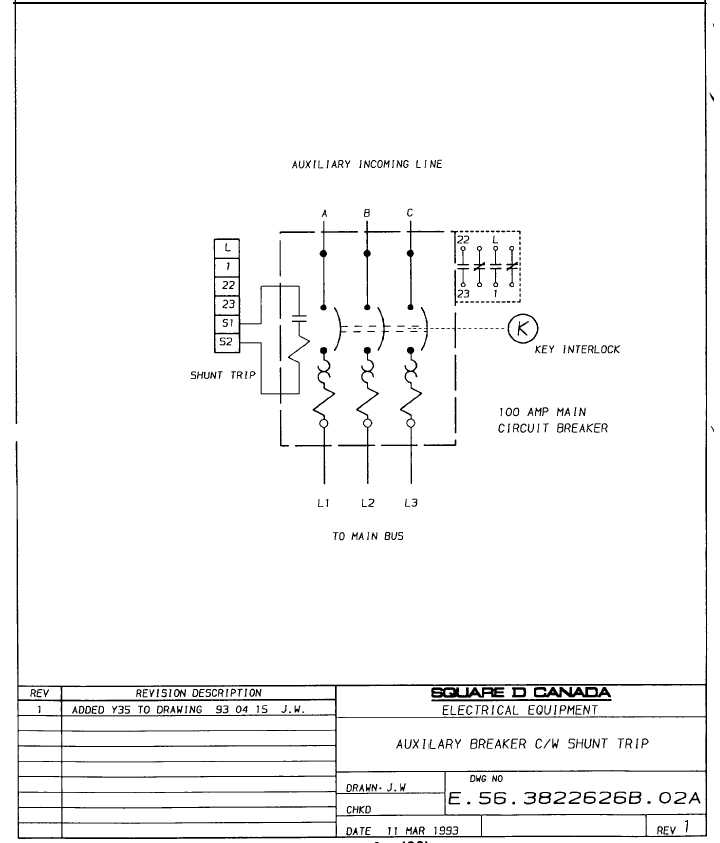 Auxilary Breaker c/w Shunt trip - TM-5-3895-374-24-1_130
